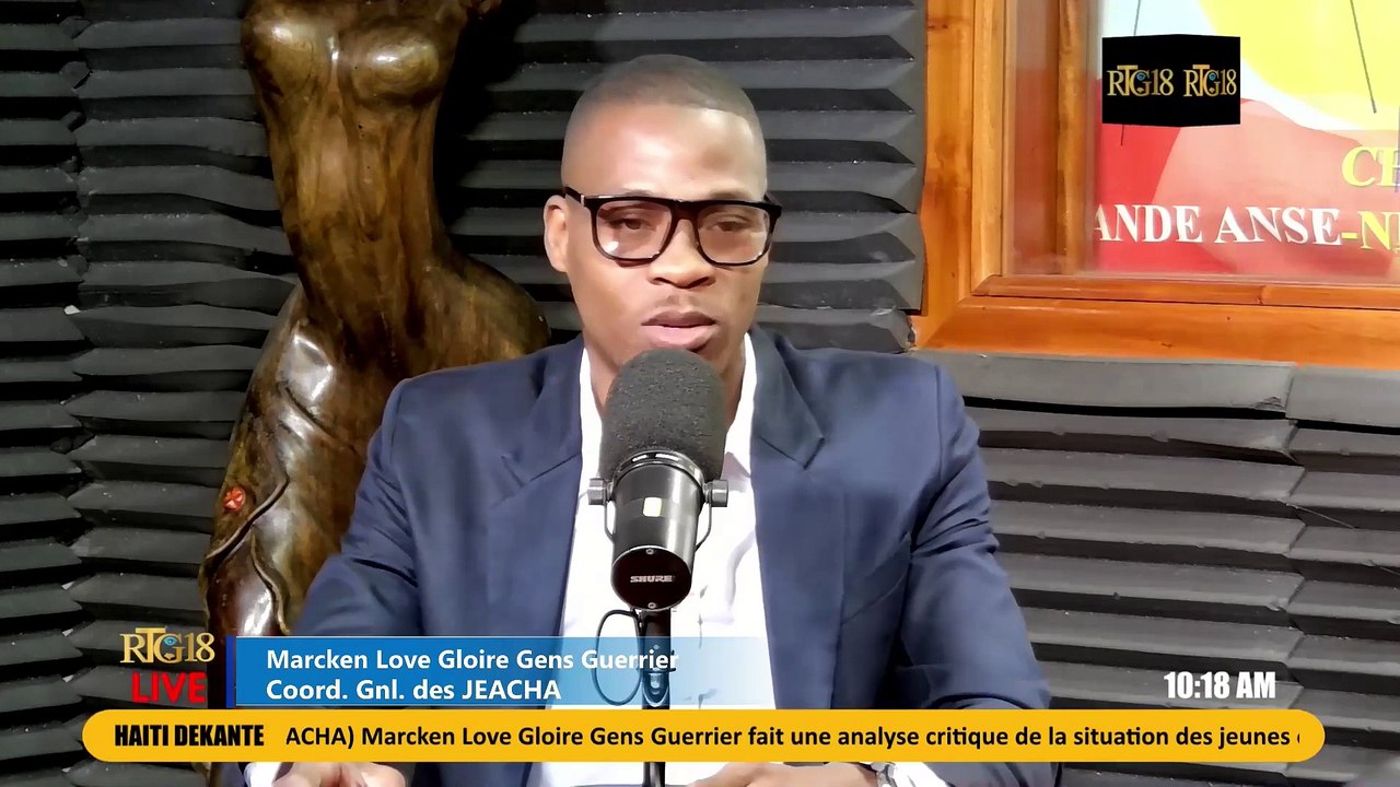 Kòdonatè (JEACHA)Marcken Love Gloire Gens Guerrier prezante  pwogram"Aller vers les autres" la