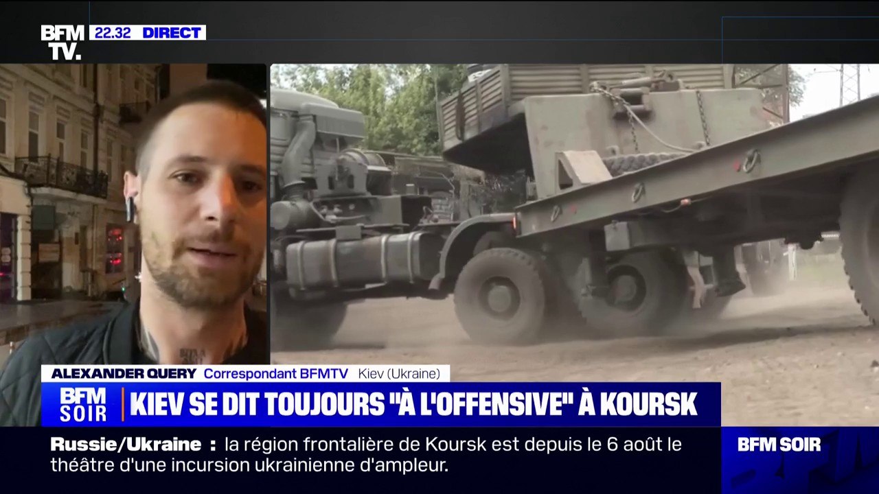 Incursion à Koursk: "Une offensive qui rebooste le moral des Ukrainiens", pour Alexander Querty (correspondant BFMTV à Kiev)