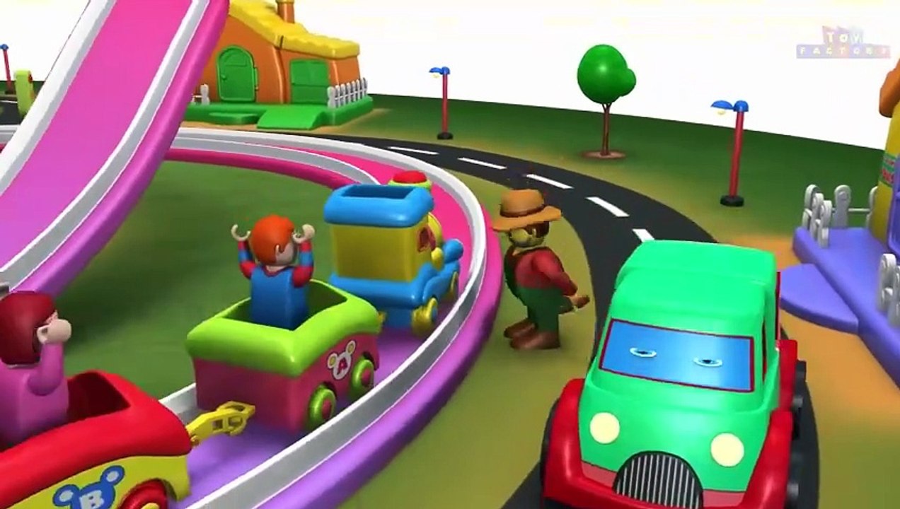 Car Cartoon for Kids - Toy Factory Choo Choo Cartoon Train for Kids - Thomas The Train for Children