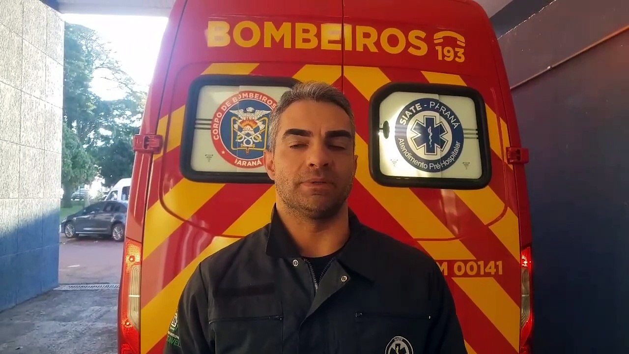 Idoso de 81 anos atropelado em Cascavel: risco de paraplegia é real, alerta médico