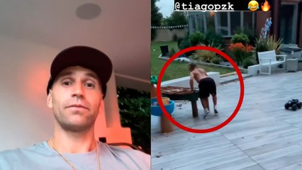 Emiliano Martínez, portero de la Selección de Argentina, presume en Instagram el 'perreo' de uno de sus hijos