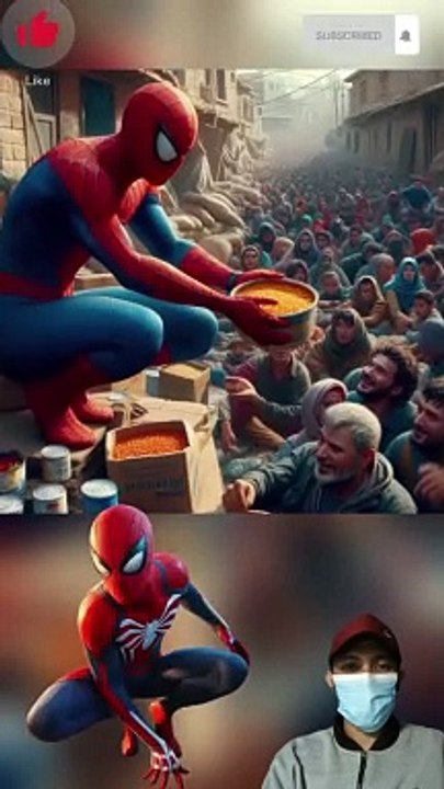 superheroes Distributing aid supplies part 1 ALL Characters (Marvel & DC) #avengers #dc #ai