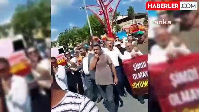 Kandıra'da Atık Bertaraf Tesisi Protestosu
