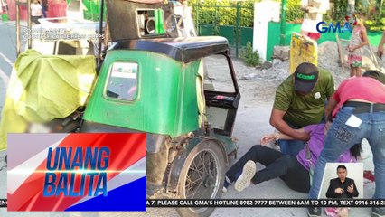 Dalawang tricycle, nagbanggaan; 2, sugatan | Unang Balita