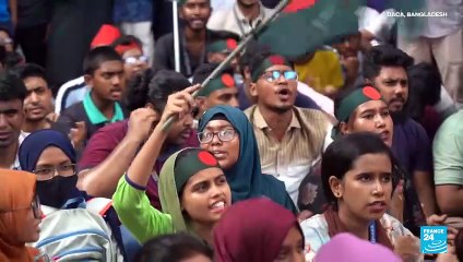Estudiantes de Bangladesh exigen juzgar a Sheik Hasina por violación a los derechos humanos