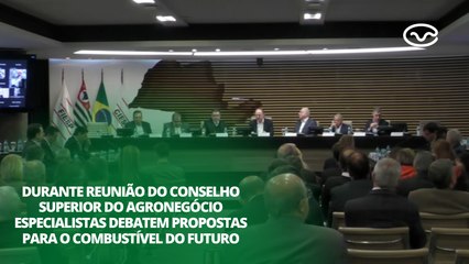 Durante reunião do Cosag especialistas debatem propostas para o combustível do futuro