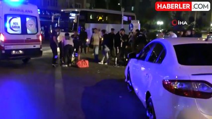 Kütahya'da otomobil ile iki motosiklet çarpıştı: 2 yaralı