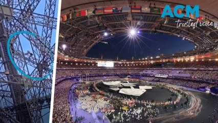 Security alert triggered after shirtless man scales Eiffel Tower hours