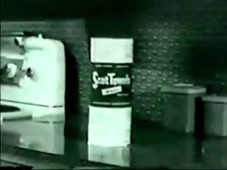 1950s Jane Wyatt & Robert Young for Scott towels TV commercial