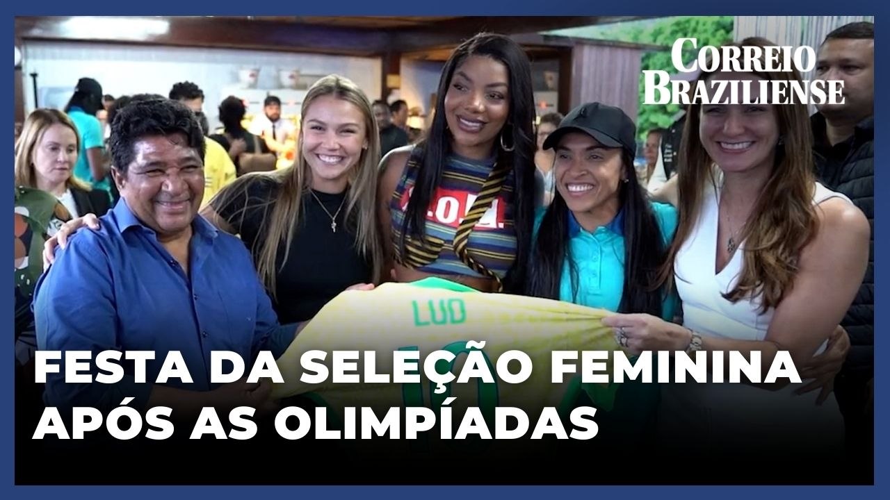Veja a festa da Seleção Feminina após conquista da prata nas Olimpíadas