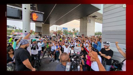 Instalan una bici blanca en recuerdo de la ciclista Adela Margarita, atropellada en Arcos de Zapopan
