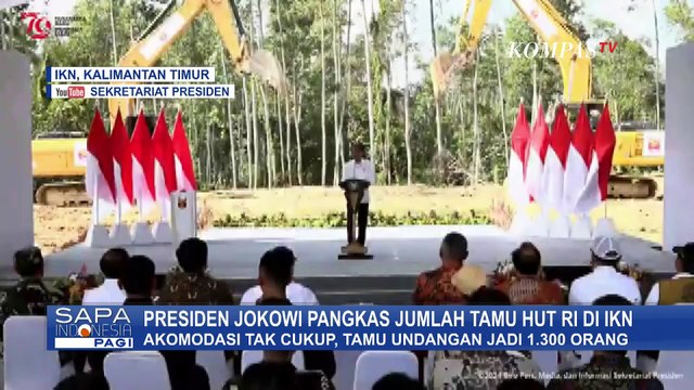 Akomodasi Jadi Alasan Jokowi Pangkas Jumlah Tamu HUT RI di IKN dari 8.000 Menjadi 1.300