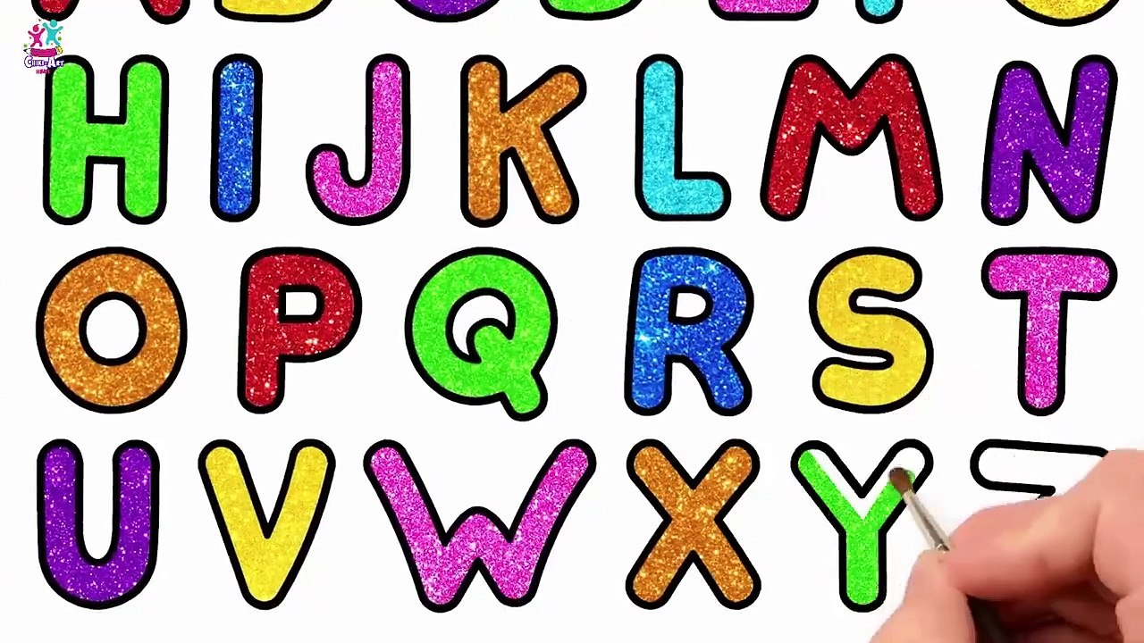 Learn Alphabets _ Lets Draw Alphabets _ Easy Drawing Step By Step _ @howtodr_HD