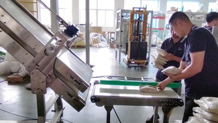 Automatic Bag in Bag Secondary Packing Machine for rice 1KG-26bag per Master Bag
