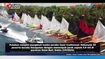 Rayakan HUT KE-53, Lanal Banyuwangi Gelar Lomba Perahu Layar Tradisioanl Lestarikan Budaya Pesisir