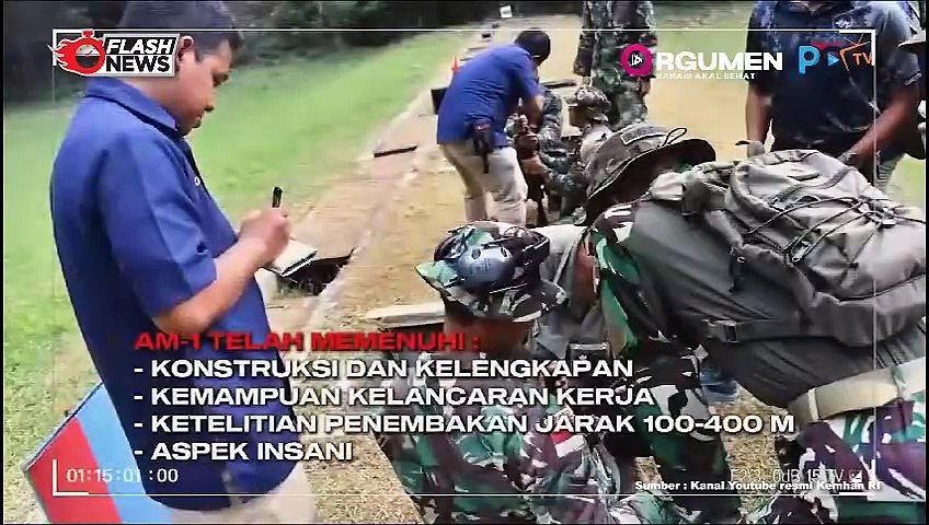 Tim AARM Kopassus Sukses Lakukan Uji Performa Senjata AM-1 Buatan PT Pindad