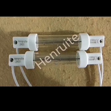 118mm 240v 300w 500w infrared halogen jacketed heater lamp double sleeves lamp be used in catering applications#Catering