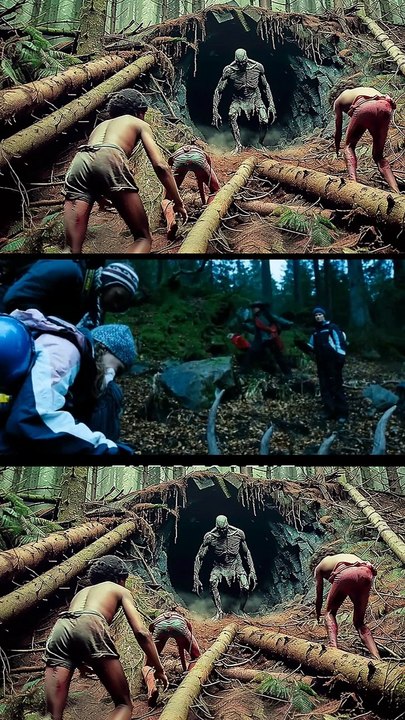 A Group Discovers a Wormhole Where Unidentified Creatures Exist