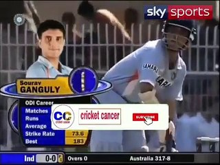 sourav Ganguly 86 vs Australia 4th ODI 2008