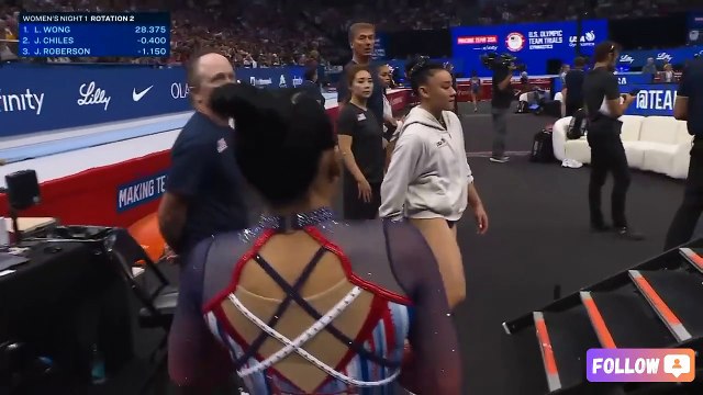 Suni Lee leaves NO DOUBT on Day 1 of U.S. Gymnastics Trials _ NBC Sports