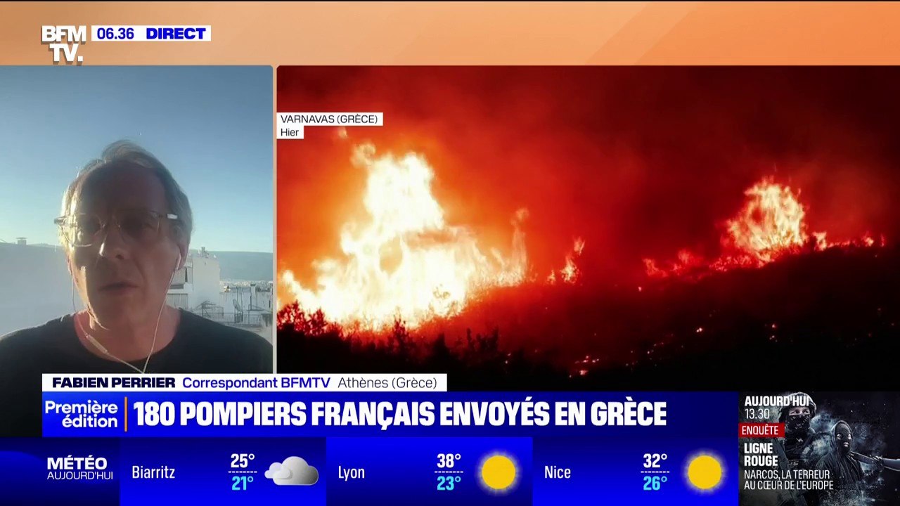 Face aux incendies massifs en Grèce, la France envoie 180 de ses pompiers