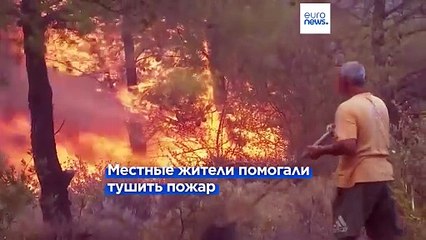 Два дня борьбы: под Афинами остановили крупный пожар