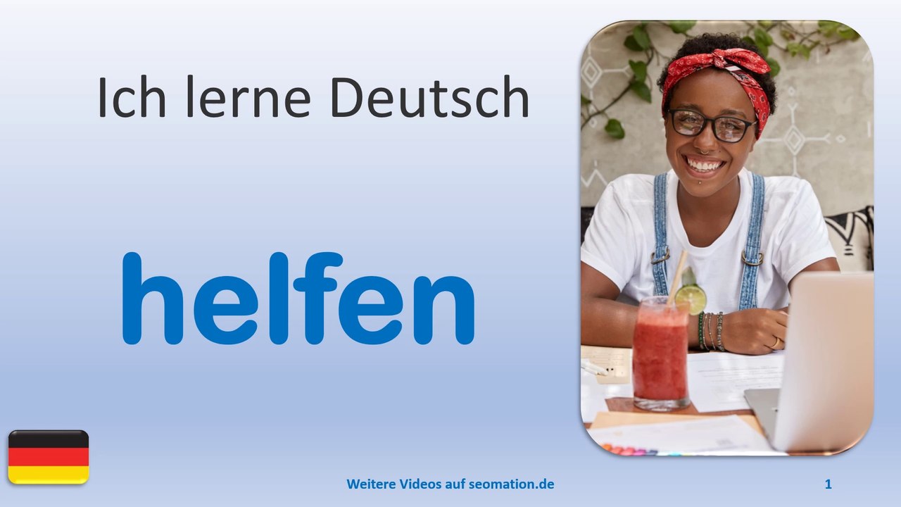 ✅helfen✅ Ich lerne Deutsch mit Texten und Bildern
