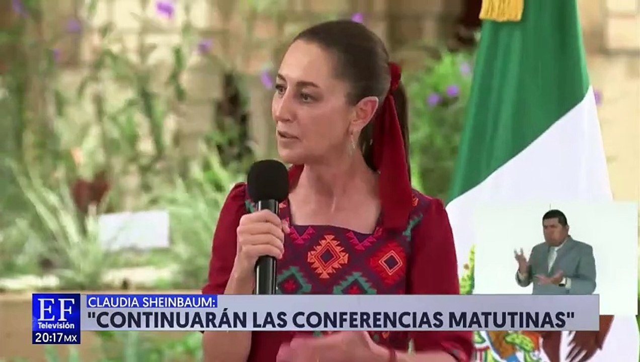 Claudia Sheinbaum continuará con las "mañaneras"