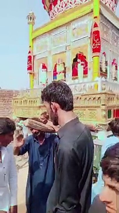 Taboot e ashoor, 10 Muharram 2024,Chak 166 doka, jhang