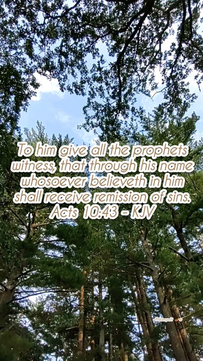 Acts 10:43 KJV