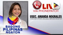 Panayam kay Consumer Affairs and Legal Services Group Usec. Amanda Nograles ng DTI tungkol sa substandard at pekeng appliances na laganap na ibinebenta online