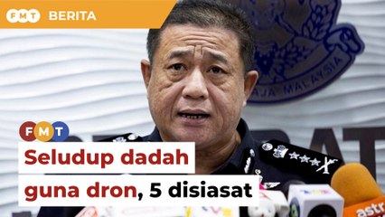 Seludup dadah guna dron, 5 pegawai penjara disiasat
