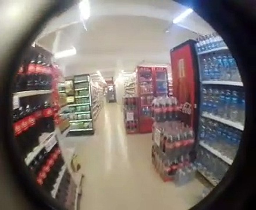 Walking in Supermarket