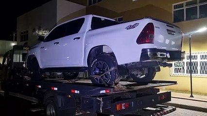 PM localiza em Cascavel Hilux furtada em Minhas Gerais