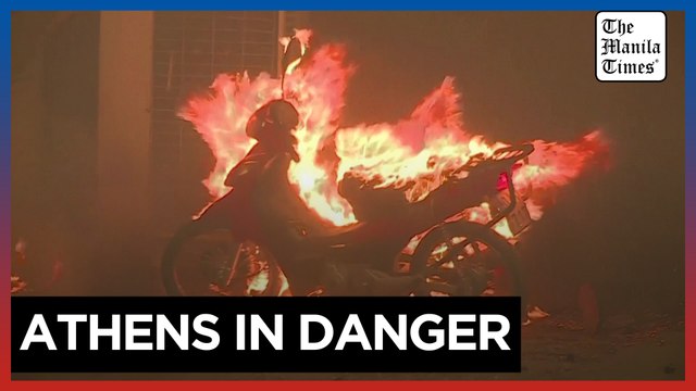 Greek wildfire spreads closer to edge of Athens