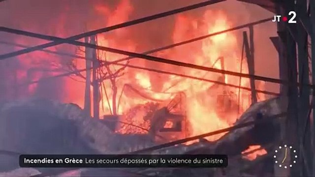 Grèce: Des incendies massifs continuent de se propager dans les banlieues nord-est d’Athènes malgré le déploiement de centaines de pompiers, forçant des milliers d’habitants à fuir leurs logements - VIDEO