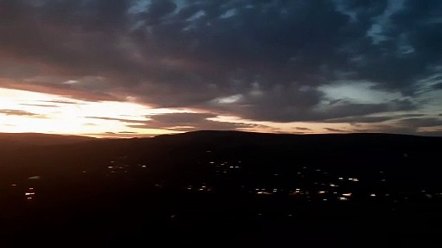 Stunning footage of night sky over famous Yorkshire beauty spot Ilkley Moor