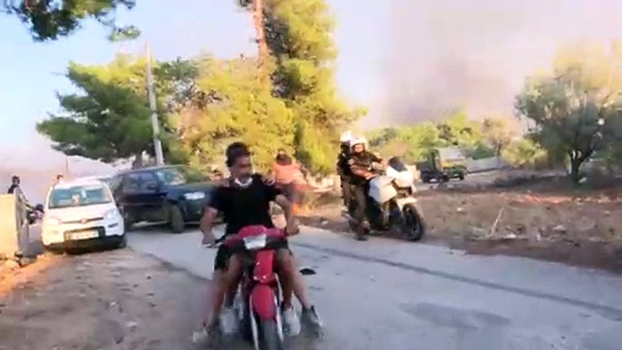 Waldbrände erreichen Vororte Athens und treiben Tausende in die Flucht