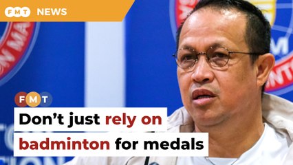 Avoid overreliance on badminton for medals, says Rexy