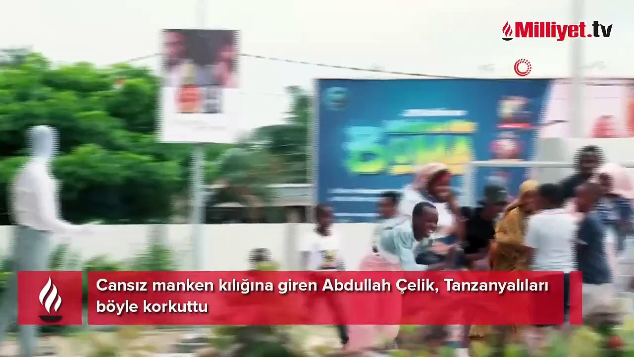 Bursalı cansız manken Afrikalıları korkuttu