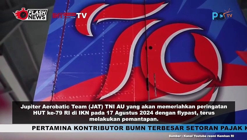 TIba di IKN, Jupiter Aerobatic Team Siap Beraksi di Langit IKN Dalam Momen HUT RI Ke-79