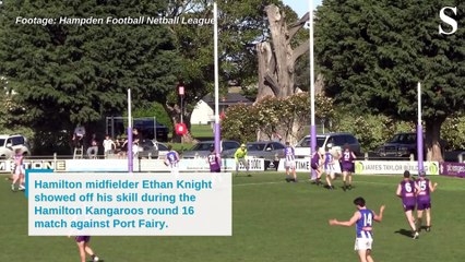 Round 16 Hampden footy stats: Promising midfielder just getting started