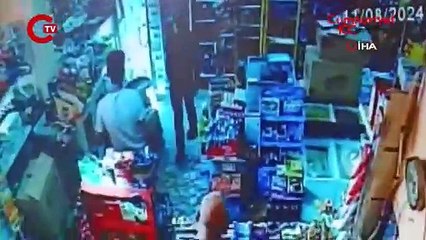 Bakkalda indirim tartışması: Eline geçirdiği tüpü esnafa fırlattı!