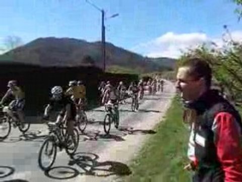 départ de la course,coupe rhone-alpes xc 2008