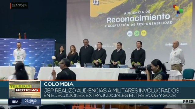La JEP realizó audiencias a militares involucrados en el Caso 03