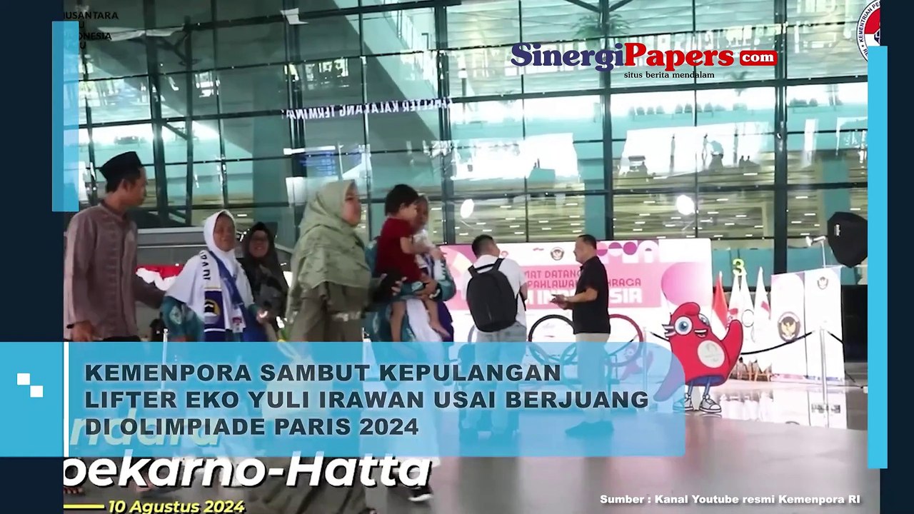 Kemenpora Sambut Kepulangan Lifter Eko Yuli Irawan Usai Berjuang di Olimpiade Paris 2024