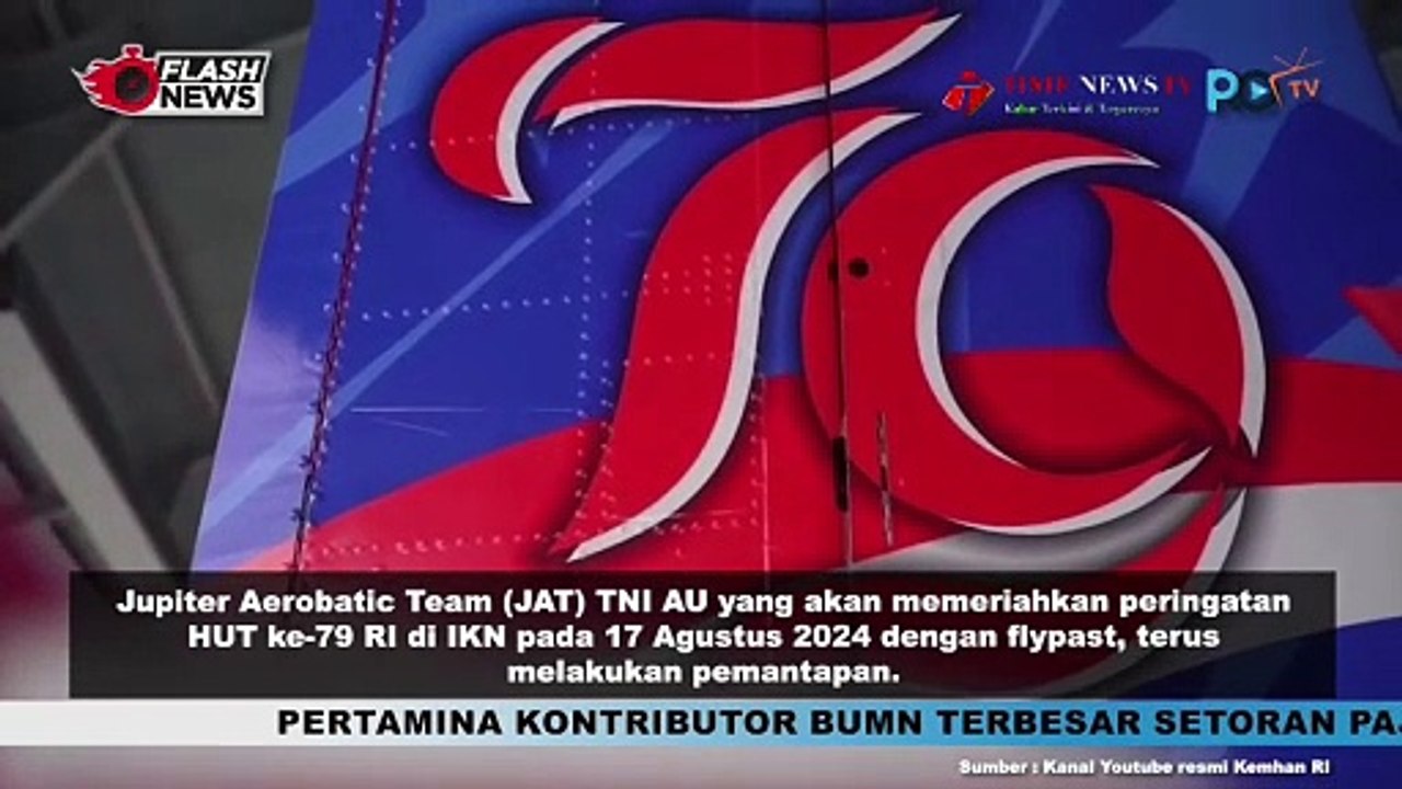 JUPITER AEROBATIC TEAM SIAP BERAKSI DI LANGIT IKN DALAM MOMEN HUT RI KE-79