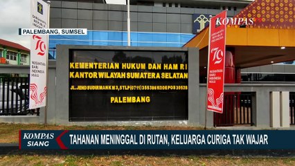 Tahanan Meninggal di Rutan Pakjo Palembang, Keluarga Curiga Tak Wajar Karena Hal ini