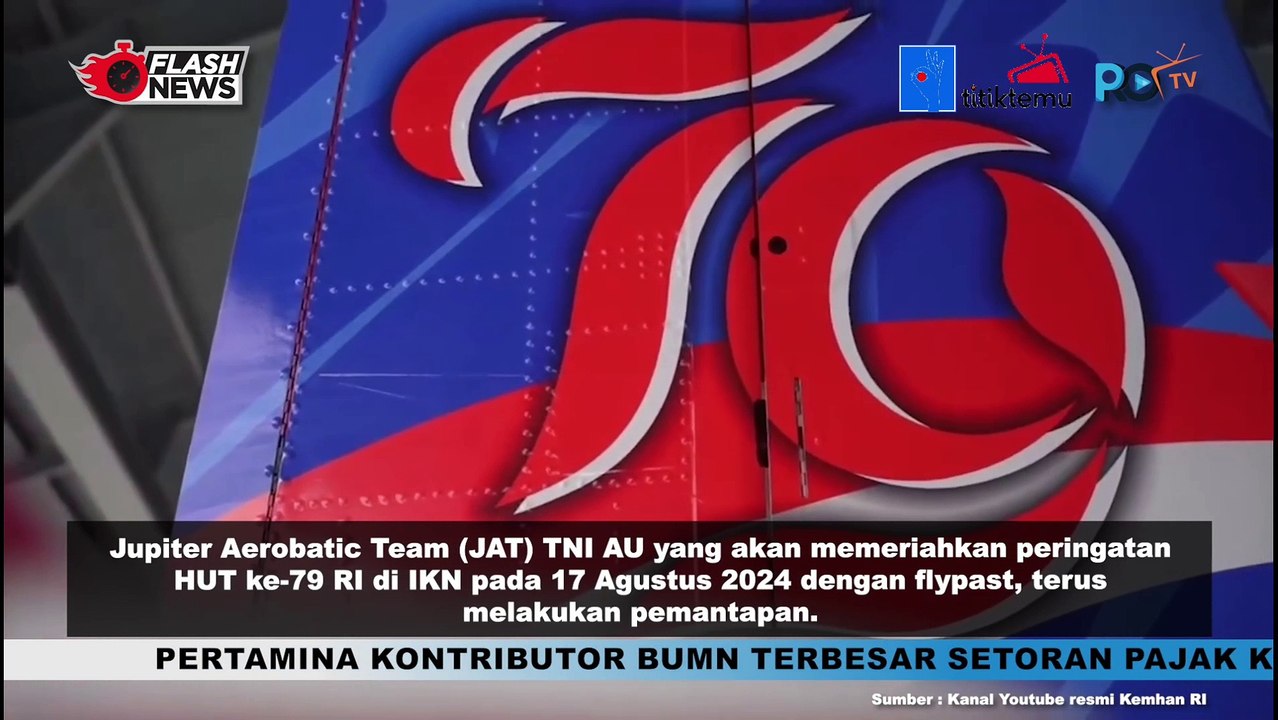 Tiba di IKN, Jupiter Aerobatic Team Siap Beraksi di Langit IKN Dalam Momen HUT RI Ke-79