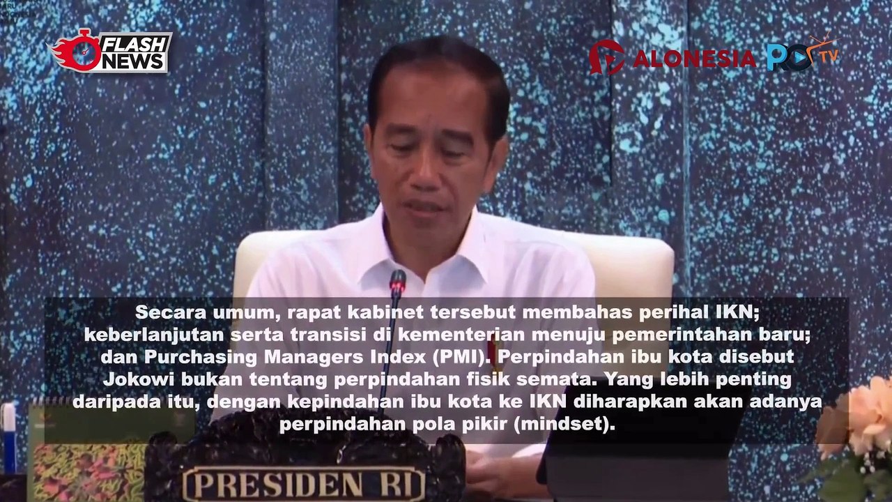 Sidang Kabinet Perdana di IKN, Prabowo Hadir sebagai Presiden Terpilih 2024-2029